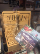 COASTERS , PUZZLE COASTERS of MICHIGAN